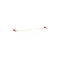 Porta Toalha Linear 30cm. Quadrado Rose Gold Brilhante