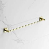 Porta Toalha Linear 45cm. Quadrado Dourado Brilhante Porta Toalha Linear 45cm. Quadrado Dourado Brilhante