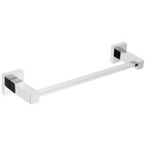 Porta Toalha Linear Curto Athena Cromado Meber Porta Toalha Linear Curto Athena Cromado Meber