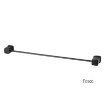 Porta Toalha Meber Block Longo C38 Preto Matte 26796.4.49 Porta Toalha Meber Block Longo C38 Preto Matte 26796.4.49