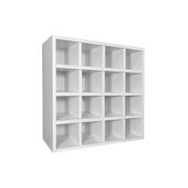 Porta Toalha Nicho Toalheiro 16 Lugares 52x52cm Sam Branco M12 - D'Rossi