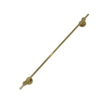 Porta toalha reto dourado 45cm modelo classico Porta toalha reto dourado 45cm modelo classico