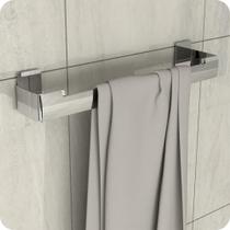 Porta Toalha Rosto Adesivo Suporte Banheiro Inox ELG Porta Toalha Rosto Adesivo Suporte Banheiro Inox ELG