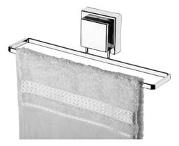 Porta Toalha Rosto Banheiro Lavabo Ventosa Cromado 25 Cm Porta Toalha Rosto Banheiro Lavabo Ventosa Cromado 25 Cm