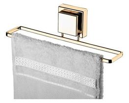Porta Toalha Rosto Banheiro Lavabo Ventosa Dourado 25 Cm Porta Toalha Rosto Banheiro Lavabo Ventosa Dourado 25 Cm
