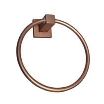 Porta Toalha Rosto Mão Rose Gold Fosco Argola Banheiro Metal Porta Toalha Rosto Mão Rose Gold Fosco Argola Banheiro Metal