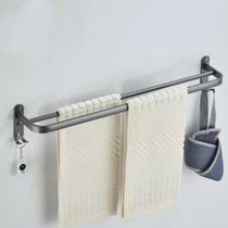Porta Toalha Suporte Toalheiro Banheiro Duplo Inox Standard