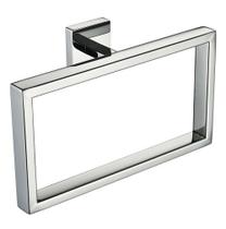 Porta toalha toalheiro argola italy line banheiro eterna inox polido
