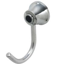 Porta Toalha Toalheiro Rosto Gancho Buchas E Parafusos Corpo De Metal Acabamento Em Abs Cromado Iguatemi