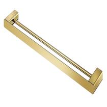 Porta Toalhas Banheiro Duplo Docol Flat Ouro Polido 01013743 Porta Toalhas Banheiro Duplo Docol Flat Ouro Polido 01013743