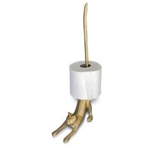 Porta-toalhas de papel Wallcharmers Gold Cat Metal 47 cm Porta-toalhas de papel Wallcharmers Gold Cat Metal 47 cm