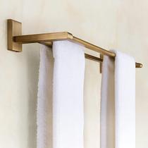 Porta-Toalhas Deca Quadratta Gold Matte - Organize com Elegância. Uma Adição Sofisticada para um Banheiro Requintado e Bem-Cuidado