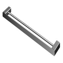 Porta-toalhas DocolFlat duplo 676mm 9001 grafite escovado Docol