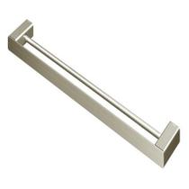 Porta-toalhas DocolFlat duplo 676mm 9001 níquel escovado Docol