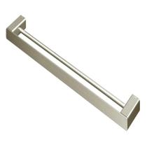 Porta Toalhas Duplo 676mm DocolFlat Níquel Escovado 90010137044 Porta Toalhas Duplo 676mm DocolFlat Níquel Escovado 90010137044