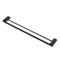 Porta Toalhas Duplo Docolflat Onix 010137ce Porta Toalhas Duplo Docolflat Onix 010137ce