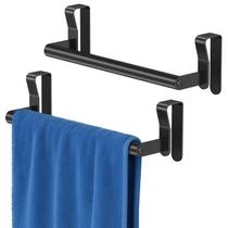 Porta-toalhas para armário STWWO, 2 unidades, aço preto Porta-toalhas para armário STWWO, 2 unidades, aço preto
