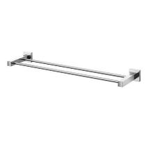 Porta-toalhas Square bastão duplo 653mm 9000 cromado Docol