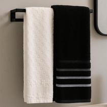 Porta Toalhas Strassis Design SD-4003 Metal Cor: Preto