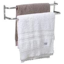 Porta Toalhas Toalheiro Duplo Para Porta Ou Parede 48cm Porta Toalhas Toalheiro Duplo Para Porta Ou Parede 48cm