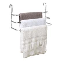 Porta Toalhas Triplo Toalheiro Para Box Alto Brilho 60cm Porta Toalhas Triplo Toalheiro Para Box Alto Brilho 60cm