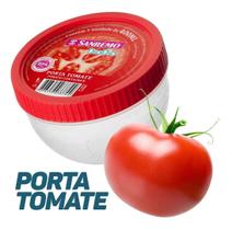 Porta Tomate E Tempero Ermético Pode Ir Microondas 400ml Versátil