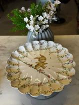 Porta torta boleira c/ pe happy rabbit