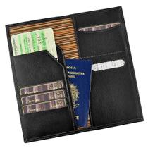 Porta Travel / Voucher TOUR em Couro Galvani