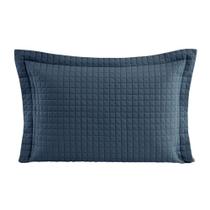 Porta Travesseiro 70cm x 50cm 200 Fios Plaza Azul Petróleo - Lavive
