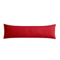 Porta Travesseiro Abraço Plaza 50cmx150cm Vermelho Lavive Porta Travesseiro Abraço Plaza 50cmx150cm Vermelho Lavive