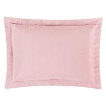 Porta Travesseiro Avulso Matelado 200 Fios Percale 01 Peça Rosa