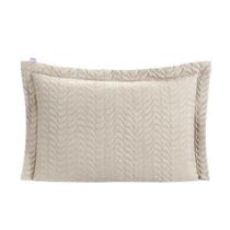 Porta Travesseiro Avulso Matelado Juma Linha Criarte 50x70cm Avelã