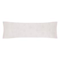 Porta Travesseiro Body Pillow Altenburg Toque Acetinado Ultrawave Anarruga Branco