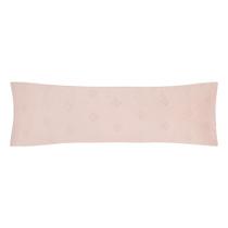 Porta Travesseiro Body Pillow Altenburg Toque Acetinado Ultrawave Anarruga Rosa