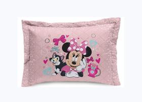 Porta Travesseiro Com Abas Minnie Alegre 55x80cm - Minnie Alegre Porta Travesseiro Com Abas Minnie Alegre 55x80cm - Minnie Alegre