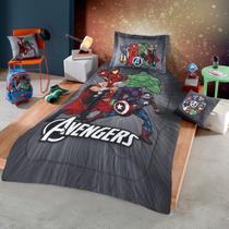 Porta Travesseiro Com Abas Vingadores 55x80cm - Vingadores