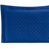 Porta Travesseiro Com Debrum Requinte Liso 01 Peça - Azul Royal