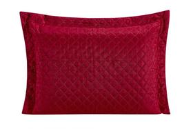 Porta Travesseiro Com Debrum Requinte Liso 01 Peça - Vermelho