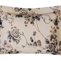 Porta Travesseiro Decorativo Desire Estampado 1 Peça Percal 200 Fios 100% Algodão - Estampa Samara Caqui Porta Travesseiro Decorativo Desire Estampado 1 Peça Percal 200 Fios 100% Algodão - Estampa Samara Caqui