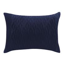 Porta Travesseiro em Tricot Philippa 50 x 70cm - Decortrico