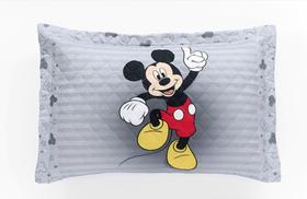 Porta Travesseiro Estampado Infantil Mickey 55cm X 80cm - Gici Casa