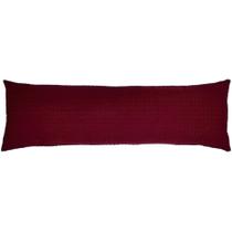 Porta Travesseiro Hug Plaza 40x130cm Cabernet Lavive