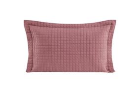Porta Travesseiro King Plaza 50x90cm Rosa Antigo Lavive