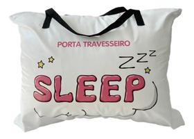 Porta Travesseiro Para Viagem Capa Protetora Com A Modelo 2
