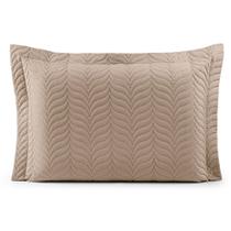 Porta Travesseiro Paris Percal 150 Fios 100% Algodão 70x50cm Matelado com Debrum Variação:Cáqui