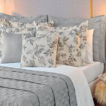 Porta Travesseiro Parisian 180 Fios Cinza Porta Travesseiro Parisian 180 Fios Cinza