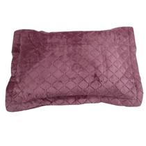 Porta Travesseiro Plush Inove Liso 55 x 80 cm Roxo Hedrons Porta Travesseiro Plush Inove Liso 55 x 80 cm Roxo Hedrons