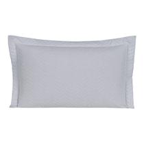 Porta Travesseiro Premier King Avulso 90cm x 50cm Hipercal 200 Fios 80% Algodão, 20% Poliéster - Cinza