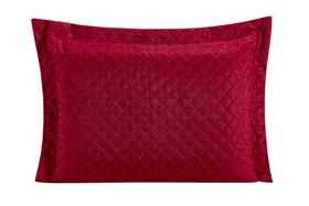 Porta travesseiro requinte liso - vermelho Porta travesseiro requinte liso - vermelho