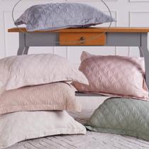 Porta Travesseiro Ultra Lisse Cinza Bene Casa